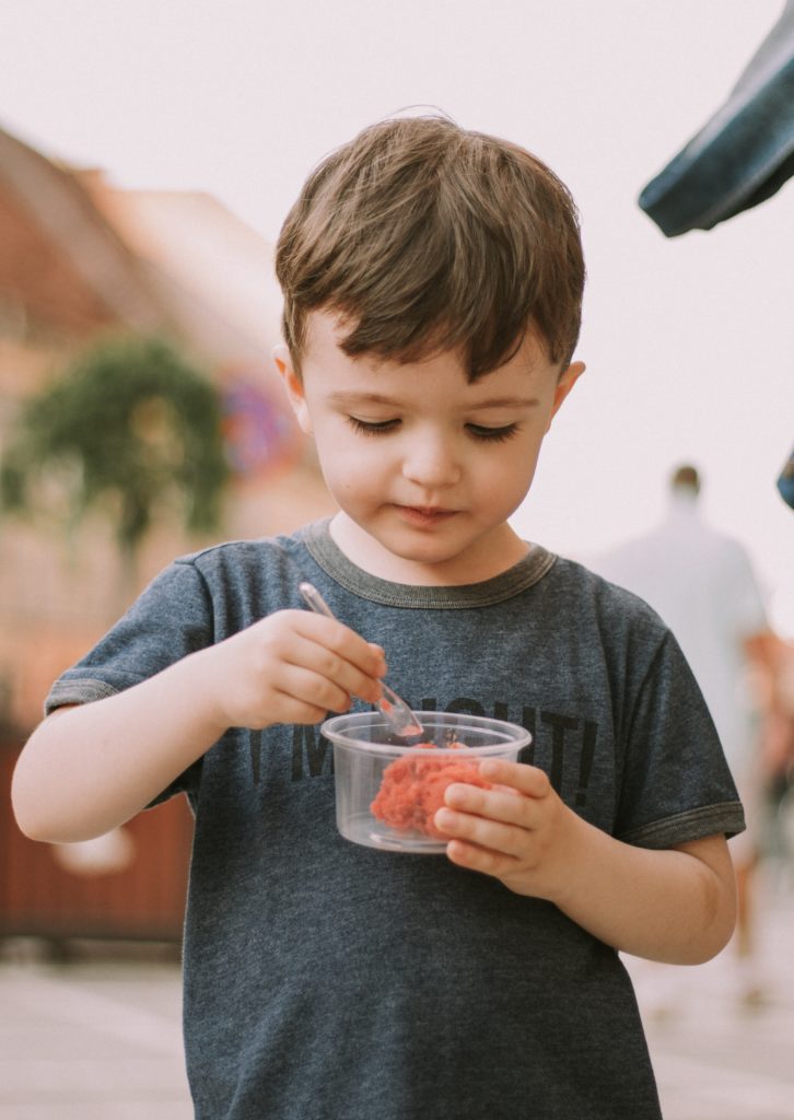 Boy with ice cream shows how sometimes as parents we have to do the wrong thing to get our parenting right.