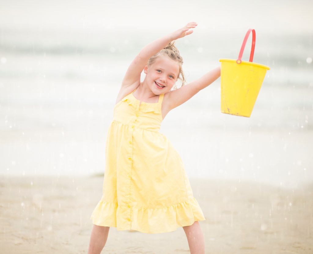 Happy girl on the beach from Alison Escalante MD