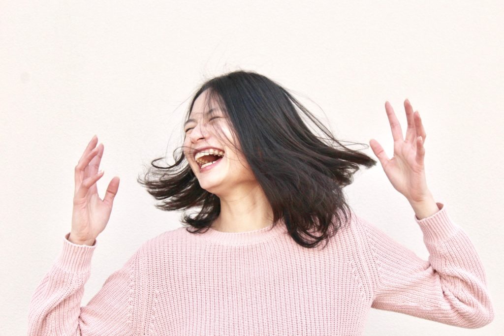 Happy free woman. Alison Escalante MD